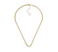 Skagen Women's Stainless Steel or Semi precious with lobster clasp necklace, Dark Gold