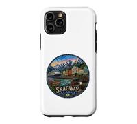 Skagway, Alaska, AK inside passage, USA, train depot, gold Case for iPhone 11 Pro