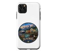 Skagway, Alaska, AK inside passage, USA, train depot, gold Case for iPhone 11 Pro Max