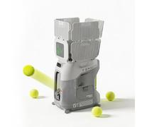 SKAILING AI pro Tennis Ball Machine Smart Programming- with App/Remote, 4K + 1080P AI visual mode and voice mode & Suitable for over 1000 outdoor training programs of all skill levels (Grey - Ai Pro)