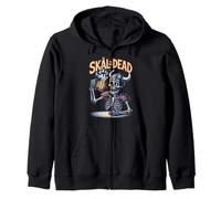 Skål to the Dead - Funny Viking Skeleton Beer Zip Hoodie