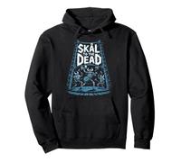 Skål to the Dead - Norse Skeleton Metal Band Pullover Hoodie