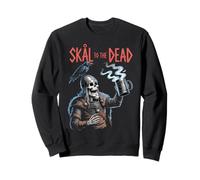 Skål to the Dead Viking Halloween Sweatshirt