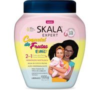 SKALA Coquetel de frutas Scale 1000ML Intense Nourishment and Hydration Conditioning Cream Fruit Cocktail - Rich in Vitamins and Natural Fruit Extracts