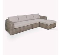 Skala Outdoor Corner Sofa Set Light Rattan