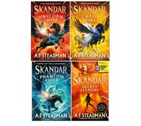 Skandar Series 4 Books Collection Set by A. F. Steadman (Chaos Trials, Unicorn Thief, Phantom Rider, Secret Element: World Book Day)
