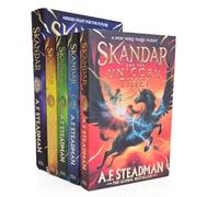 Skandar Series 5 Books Collection Set By A.F. Steadman (Skandar and the Spirit War [Hardback], Skandar and the Chaos Trials, Skandar and the Phantom Rider, The Unicorn Thief & The Skeleton Curse)