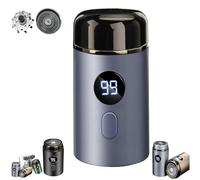 Skandara Shaver, USB Rechargeable Rainproof Electric Razor, Pocket Size Shaver, Suitable for in-Car and Travel, Rechargeable Waterproof Men's Electric Shaver (Starry Blue)