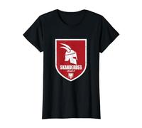 Skanderbeg Albania Legacy Helmet Eagle Value Graphic T-Shirt, Women, Black, M