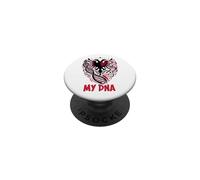 Skanderbeg Albanian MY DNA Eagle Kosovo Albanian PopSockets Adhesive PopGrip