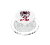 Skanderbeg Albanian MY DNA Eagle Kosovo Albanian PopSockets PopGrip for MagSafe
