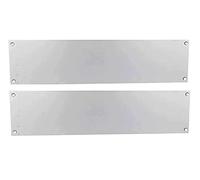 SKANDH Aluminum Push Plate 12" X 3" Inch Kick Plate Door Plate Interior or Exterior Front Door, Back Door (Pack of 2)