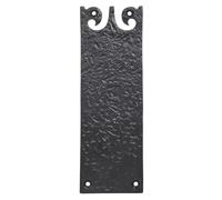 SKANDH Iron Black Antique Powder Coated 8.9" X 2.9" Inch Small Push Plate