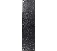 SKANDH Iron Black Powder Coated 11.5" X 3" Inch Push Plate for Door