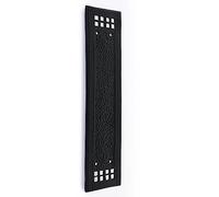 SKANDH Iron Rectangle Push Plate 12.1 X 3.1 X 2.2 Inch for Door (Black Antique)
