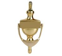 SKANDH Solid Brass Door Knocker "Victorian", 8" Inch Polished Lacquered