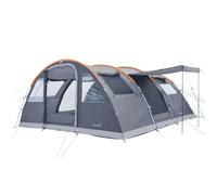 Skandika Gotland 6 man tunnel tent | large family tent, sewn-in groundsheet, 5.000 mm water column, sleeping cabin with partition, big 13 m² living area, mosquito mesh, camping tent 6 person