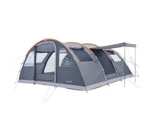 Skandika Gotland 6 Person Tunnel Tent with Sewn-In Groundsheet, Canopy & Mosquito Mesh. 5000mm Water Column