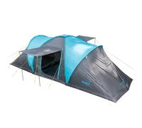 Skandika Hammerfest 4 Sleeper Protect 4 man tent | 4 person tent 2 rooms, waterproof, Sleeper Technology, black cabins, sewn-in groundsheet, camping, stand up dome tent, living area, 2 doors with mesh