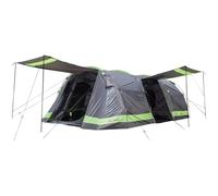 Skandika Kambo Tunnel Tent for 8 People, Camping Tent with 2 Sleeping Cabins for 4 Men, Waterproof with 3000 mm Hydrostatic Head, 3 Entrances, Sun Canopy, Awning | Family Tent, Camping Tent, Outdoor