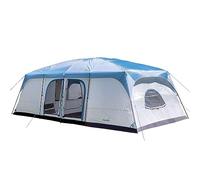 Skandika Tonsberg 10 People Camping Tent with Single Skin, Mesh Roof, Removable Fly, Standing Height 2.6 m, Sewn-in Tent Floor, 4000 mm Hydrostatic Head, Mosquito Net, Large Family Tent