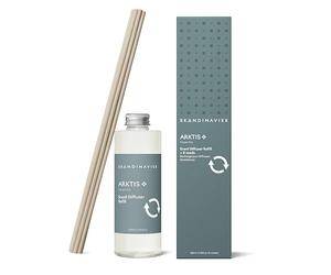 SKANDINAVISK Diffuser Refill 200ml, ARKTIS(Arctic) | Up to 3 additional months of fragrance with 8 high-performance reeds, alcohol free liquid base.