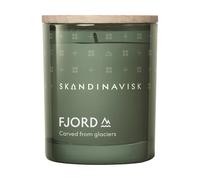 Skandinavisk Fjord Mini Scented Candle. Fragrance Notes: Apple and Pear Blossom, Orchard Fruits and Redcurrants. 65 g.