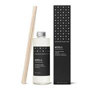 Skandinavisk KOTO 'Home' Scent Diffuser Refill with 8 Reeds, Fragrance Notes: Vanilla Beans and Dried Orange Peel, Baltic Amber and Vintage Leather Furniture, Black, 200 ml