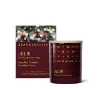SKANDINAVISK Scented Candle, JUL (Christmas), 65g, Special Edition | Special edition design with our favourite Scandinavian winter scents. Swedish rapeseed wax. Up to 20 hours.