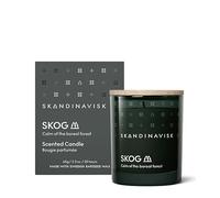 SKANDINAVISK Scented Candle, Skog(Forest), 65g | Swedish rapeseed wax base. Burn time up to 20 hours. Inspired by Scandinavia nature or lifestyle.
