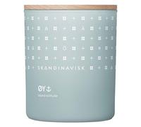 Skandinavisk ØY 'Island' Scented Candle. Fragrance Notes: Crabapple and Dog Rose, Water Mosses and Green Leaves. 200 g.