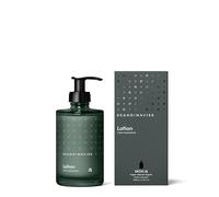Skandinavisk SKOG ‘Forest’ Hand & body lotion, Scent notes: Pine needles and fir cones, birch sap and woodland lily of the valley, Coloured glass bottle with pump, 200 ml