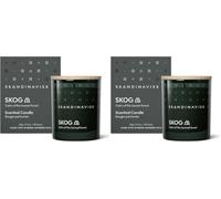 Skandinavisk Skog 'Forest' Mini Scented Candle. Fragrance Notes: Pine Needles and Fir Cones, Birch Sap and Lily of The Valley. 65 g. (Pack of 2)