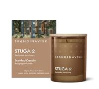 Skandinavisk STUGA 'Cabin' Mini Scented Candle, Scent Notes: Birch bark and Woodland Mosses, Nutmeg and Incense, Vegan Formula, 65g