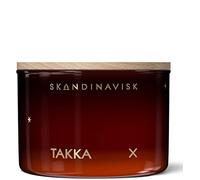 Skandinavisk TAKKA 'Fireplace' Scented Candle. Fragrance Notes: Hacked Pine, Haysmoke and Raw Wool. Masculine Scent. 90 g