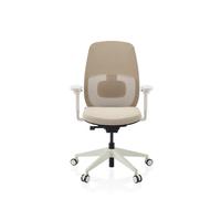 Skandis | without headrest - Professional Office Chair Beige / White