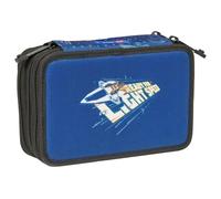 SKANDO BAGS Lego Ninjago Pencil Case, Stylish Writing Tool Organisation with Three Spacious Compartments, Secure Zips and Unique 1x1 Lego Details, Space Explorer, pencil case