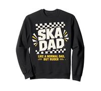 Skanking Father Ska Dad Checkerboard Sweatshirt