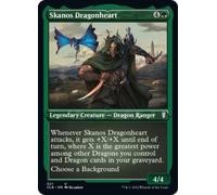 Skanos Dragonheart (Etched foil) | Commander Legends: Battle for Baldur's Gate