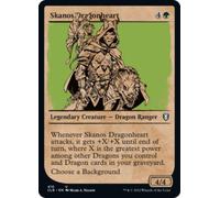 Skanos Dragonheart (Rulebook Art) (foil) | Commander Legends: Battle for Baldur's Gate