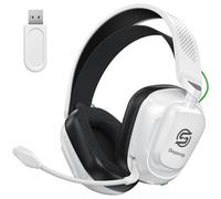 Skapendy 2.4GHz Wireless Gaming Headset for PS5, PS4, Switch, Mac, PC, Ultra-Low Latency, 50+ Hr Battery, Stereo Sound Gaming Headphones with Noise-Canceling Mic