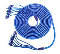 Skar Audio 17-Foot 6-Channel Twisted Pair RCA Interconnect Cable for Personal Computer- SKAR6CH-RCA17