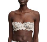 Skarlett Blue Women's Entice Strapless Multi-Way Underwire Demi Bra, Opaque, White/Nylon, 30C