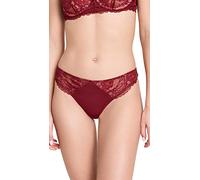 Skarlett Blue Women's Minx No-Show Comfortable Lace Thong, Heartthrob/Rose Dawn, S