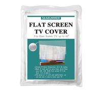SKARUMMER Foam Flat Screen TV Cover and Bubble Flat Screen TV Protective Covers Fits Up to 65''W x 36''H, Flat Screen TV Protection During House Moving, Storing, or Home Renovation (Double-layer)