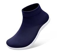SKASO Minimalist Barefoot Sock Shoes for Women Men with Multi Purpose & Ultra Portable & Non Slip Sole, Dark Blue, 7.5-8.5 Women/6-7 Men