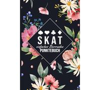 Skat - einfaches Bierrunden Punktebuch (Hardcover): Für 3-4 Spieler · Ideal für die nächste Bierrunde · Schlicht und einfach