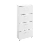 Skat Pure Chest - 4 Drawer - Narrow - Alpine White