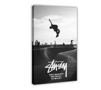 Skate Art, Skate Or Die Canvas Poster Wall Art Decor Print Picture Paintings for Living Room Bedroom Decoration 08x12inch(20x30cm)