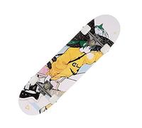 skate board, Double Kick Deck Concave Cruiser Trick Skateboard 31 x 8 Inch, Complete Skateboards for Kids, Teens and Adults